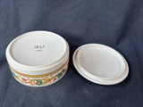Mikasa Holiday Orchard Round Porcelain Christmas Trinket Box