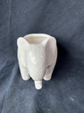 Small Ceramic Elephant Planter