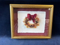 Wreath Framed Shadow Box