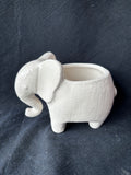 Small Ceramic Elephant Planter