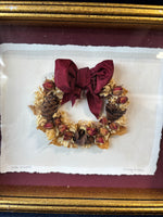 Wreath Framed Shadow Box