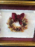Wreath Framed Shadow Box
