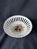 Holiday Colonial Williamsburg Reticulated Trinket Bowl