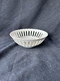 Holiday Colonial Williamsburg Reticulated Trinket Bowl