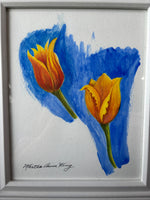 “Two Tulips” By Martha Anne King; Signed