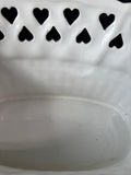 Red And White RCCL Ceramic Hand Painted Planter