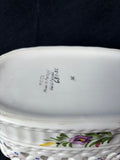 Red And White RCCL Ceramic Hand Painted Planter