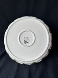RCCL Portugal Hand Painted Ceramic Floral Basket - Braided Handle