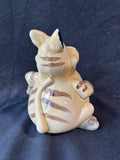 Big Teeth Curious Cat High Gloss Glaze Ceramic Coin Piggy Bank