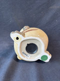 Big Teeth Curious Cat High Gloss Glaze Ceramic Coin Piggy Bank