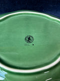 Bordallo Pinheiro Green Cabbage Leaf Butter Dish W/ Lid