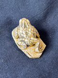 Japanese Style Frog Figurine Signed PEM