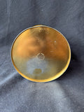Lidded Tin Made In England Multicolor Floral Embossed Design