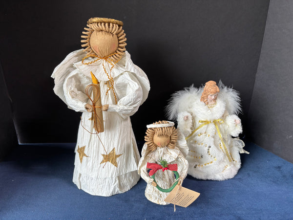 Angel Figurine Lot (3)