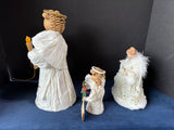 Angel Figurine Lot (3)