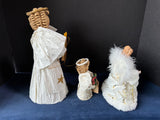 Angel Figurine Lot (3)