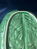 Olfaire Oblong Green Cabbage Serving Bowl *Read Description*