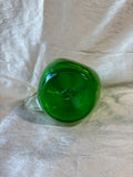 Hand Blown Green Art Glass Pitcher