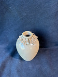 Bronze Luster Finished Urn Shaped Bud Vase with Flowers