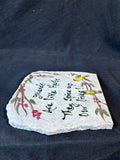 "Friends Are Like Herbs, They Spice Up Our Lives!" Decorative Stone Plaque W/Stand
