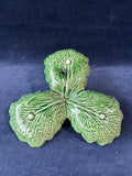 Bordallo Pinheiro Portugal Majolica Cabbage Leaf Tray