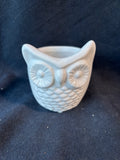 White Owl Votive Candle Holder