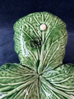 Bordallo Pinheiro Portugal Majolica Cabbage Leaf Tray