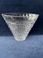 Bombay Lead Crystal Oval Centerpiece Vase