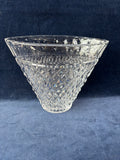 Bombay Lead Crystal Oval Centerpiece Vase