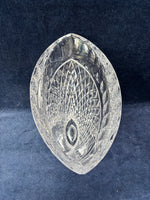 Bombay Lead Crystal Oval Centerpiece Vase