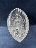 Bombay Lead Crystal Oval Centerpiece Vase