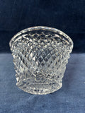 Bombay Lead Crystal Oval Centerpiece Vase