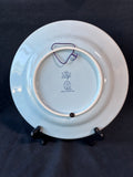 Delft Williamsburg Restoration Hanging Wall Plate Made In Holland Dish