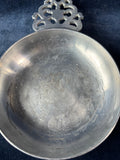 Colonial American Miniature Pewter Porringer Dish by Stede