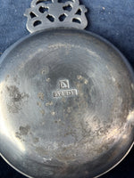Colonial American Miniature Pewter Porringer Dish by Stede