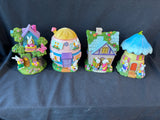 Lot Of 4 Easter Jubilee Houses *Read Description*