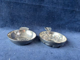 Set Of 2 Silver Plated French Tastevin Wine Tasters