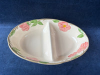 Franciscan Desert Rose Oval Divided Vegetable Bowl