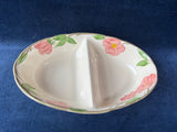 Franciscan Desert Rose Oval Divided Vegetable Bowl