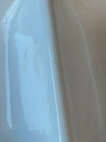 Ceriart S.A. Portugal White Ceramic Chip & Dip Platter