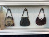 Shadow Box Wall Art Purse Charms – Framed Display