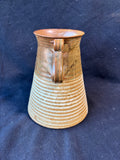 Earth Toned Studio Pottery Vase 2-Handled Signed
