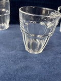 Set Of 6 Duralex Picardie Glass Mugs