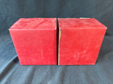 Pair Of Williamsburg Andrea By Sadek Holly and Cardinal Mug with Cover *Read Description*