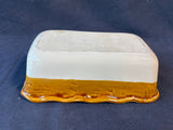 Emile Henry Ceramic Burgundian Clay Brown Ruffled Loaf Dish