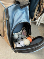 (A) Bennington Golf Bag with 12 Clubs, Umbrella & Accessories
