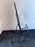 Black Wrought Iron Scrolled Display Stand