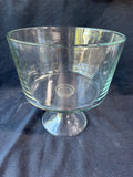 Clear Glass Trifle Dish