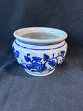 Chinoiserie Blue And White Porcelain Planter