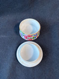 Chintz Juliet Two's Company Ceramic Floral Trinket Box *Read Description*